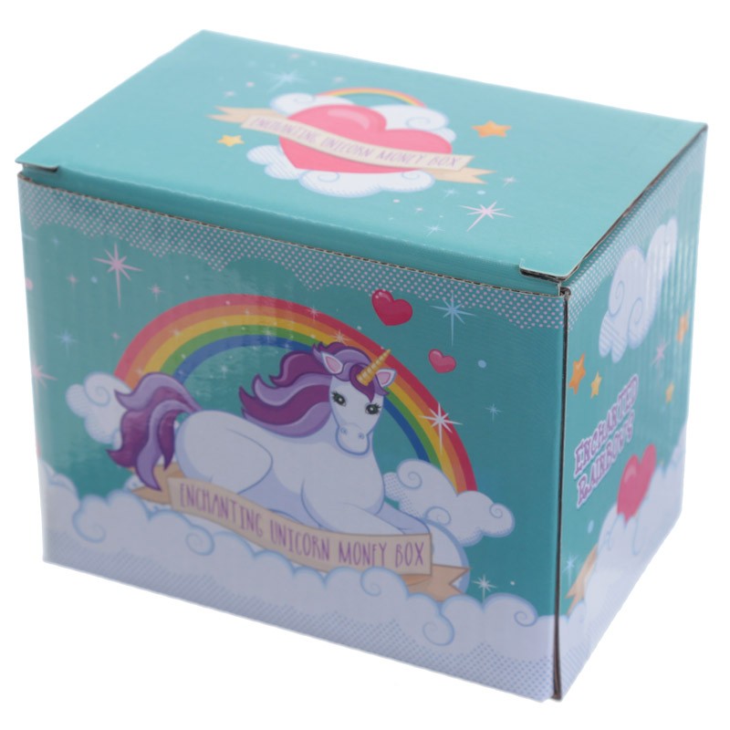 Unicorn on Rainbow money Box