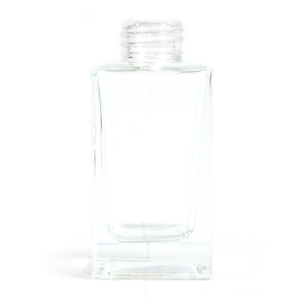 100 ml Square Long Reed Diffuser Bottlle - Clear
