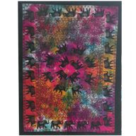 Cotton Wall Art - Elephant Mandala