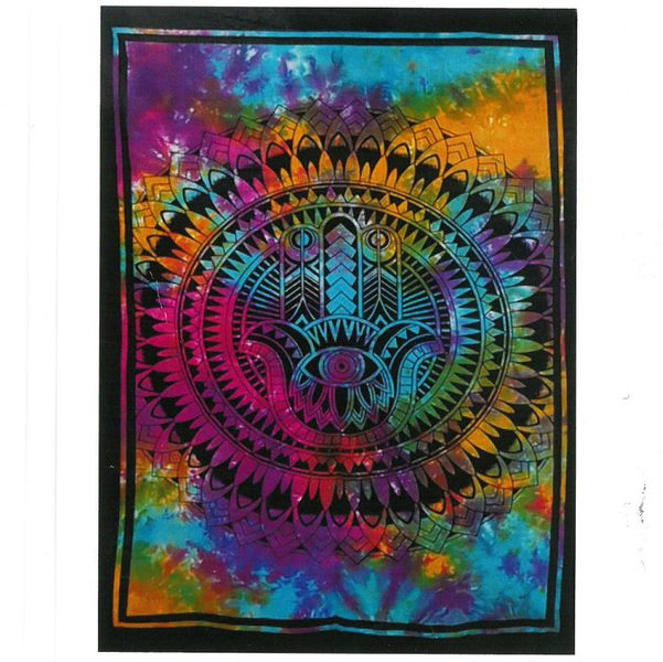 Cotton Wall Art - Hamsa Hand