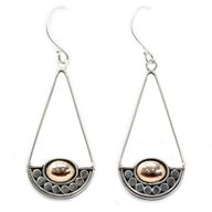 Silver & Gold Earring - Luna Balance