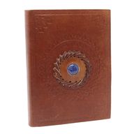 Leather Lapis Notebook (7x5")
