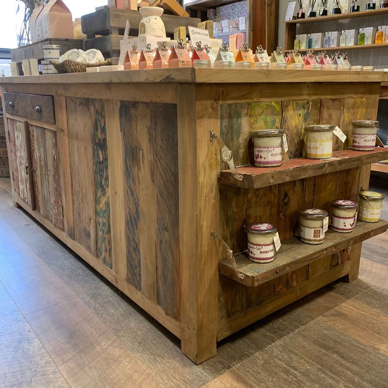 A&C Large Centre Display Table 207x97x80cm