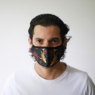 Reusable Fashion Face Mask - Golden Fish (Adult)