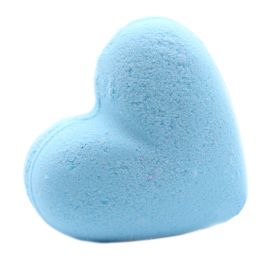 Love Heart Bath Bomb 70g - Baby Powder