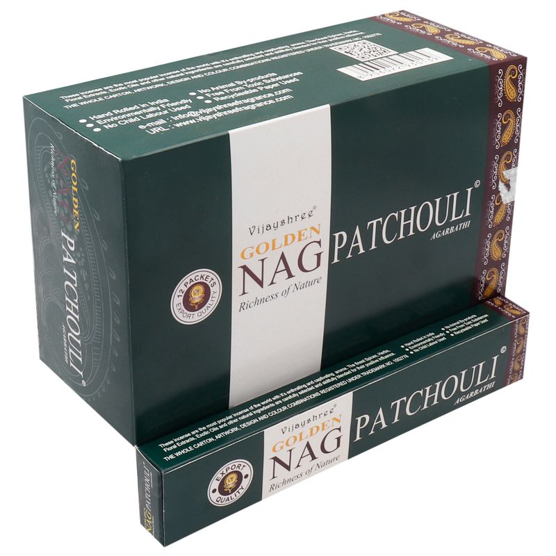 15g Golden Nag - Patchouli Incense