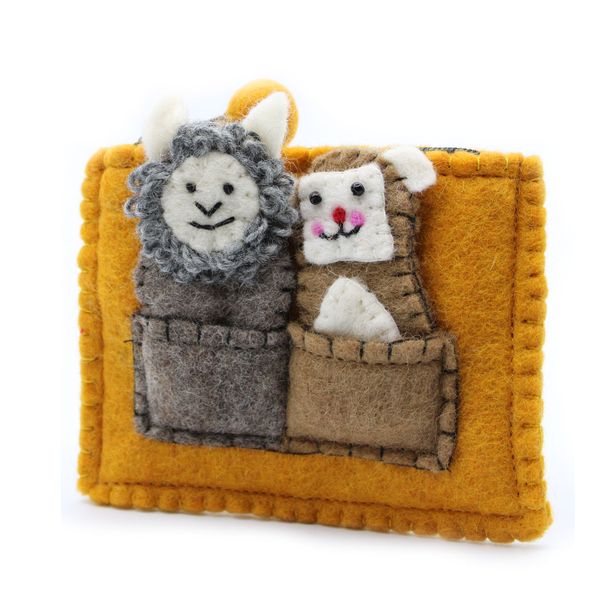 Pouch with Finger Puppets
