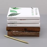 Notebook with strap - Leaves on the same tree