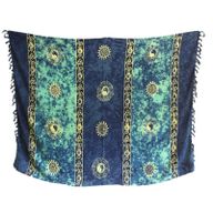 Bali Celtic Sarongs - Yin & Yang  - Green