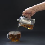 Glass Infuser Teapot - Gift Boxed - Tower Shape - 350ml