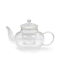 Glass Infuser Teapot – Gift Boxed - Round Pearl - 400ml