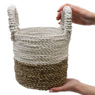 Seagrass Basket Set - Natural White