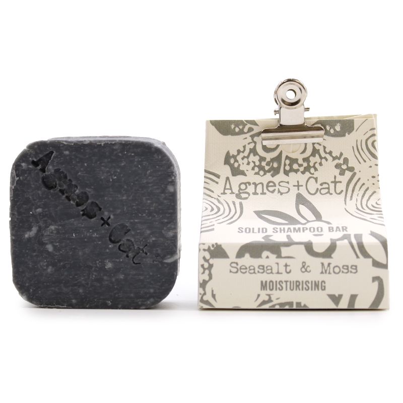 Agnes + Cat Sea Salt & Moss Solid Shampoo