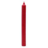 Solid Colour Dinner Candle Set - Pack of 21 - Rustic Red