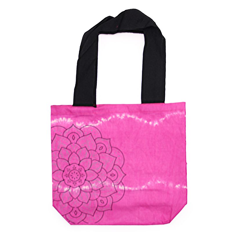 Tye-Dye Cotton Bag (6oz) - 38x42x12cm - Mandela - Magento - Black Handle