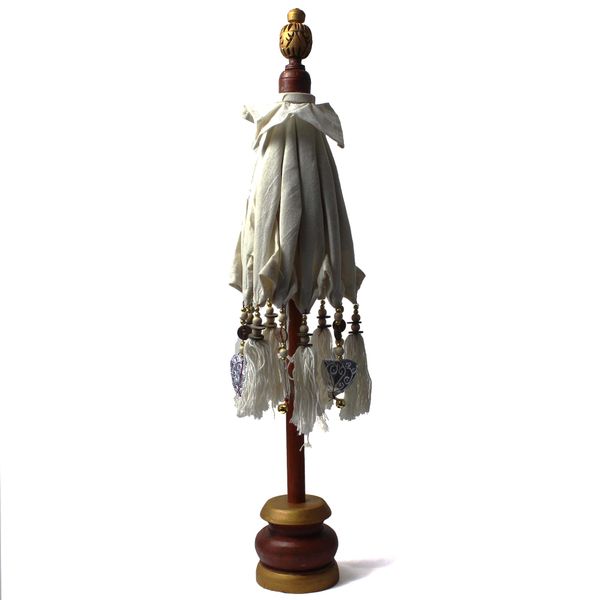 Bali Home Decor Parasol - Canvas - Natural- 40cm