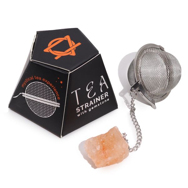 Raw Crystal Gemstone Tea Strainer