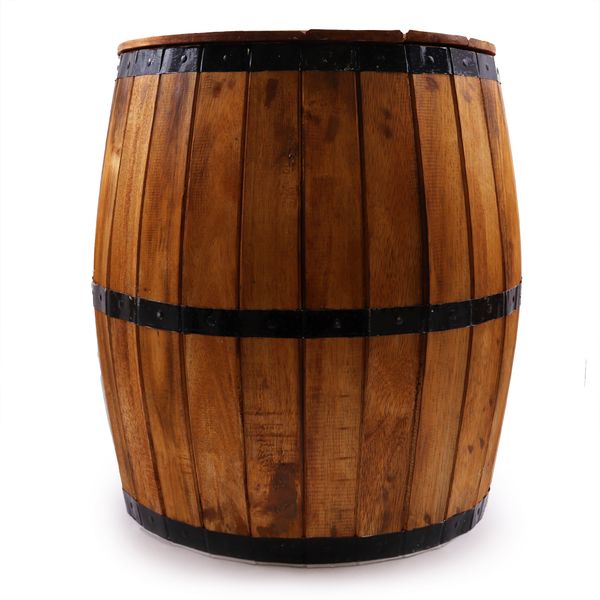 Albasia Wood Barrel Tables & Stools
