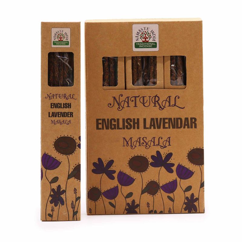 Natural Botanical Masala Incense - English Lavender
