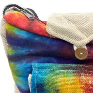 Tiedye Hemp Study Bag with Front Pocket