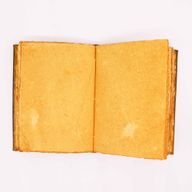 Heafty Coffee Tan Book - Zinc Owl Decor - 200 Deckle Edges Pages - 26x18cm