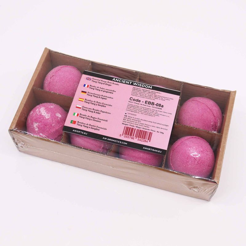 Essential Oil Bath Bomb - Ylang Ylang & Ginger