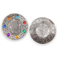 Seven Chakra Hamsa Incense Holder