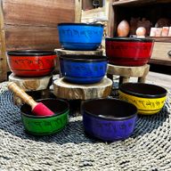 Small Chakra Set of  Seven Singing Bowls (14-22cm)