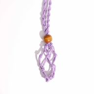 Gemstone Necklace Cord - Purple