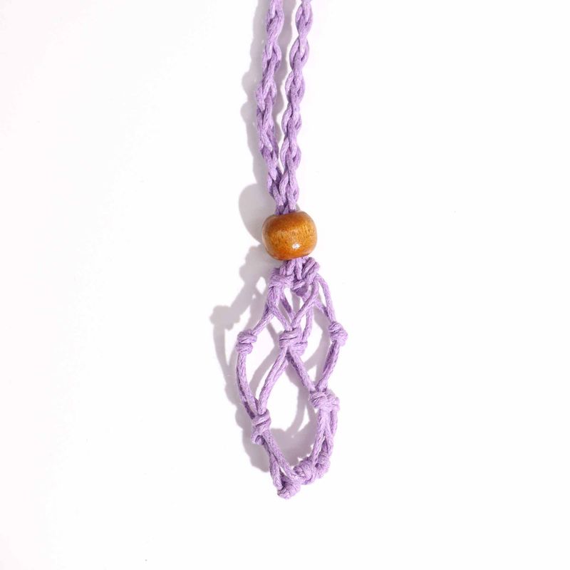 Gemstone Necklace Cord - Purple