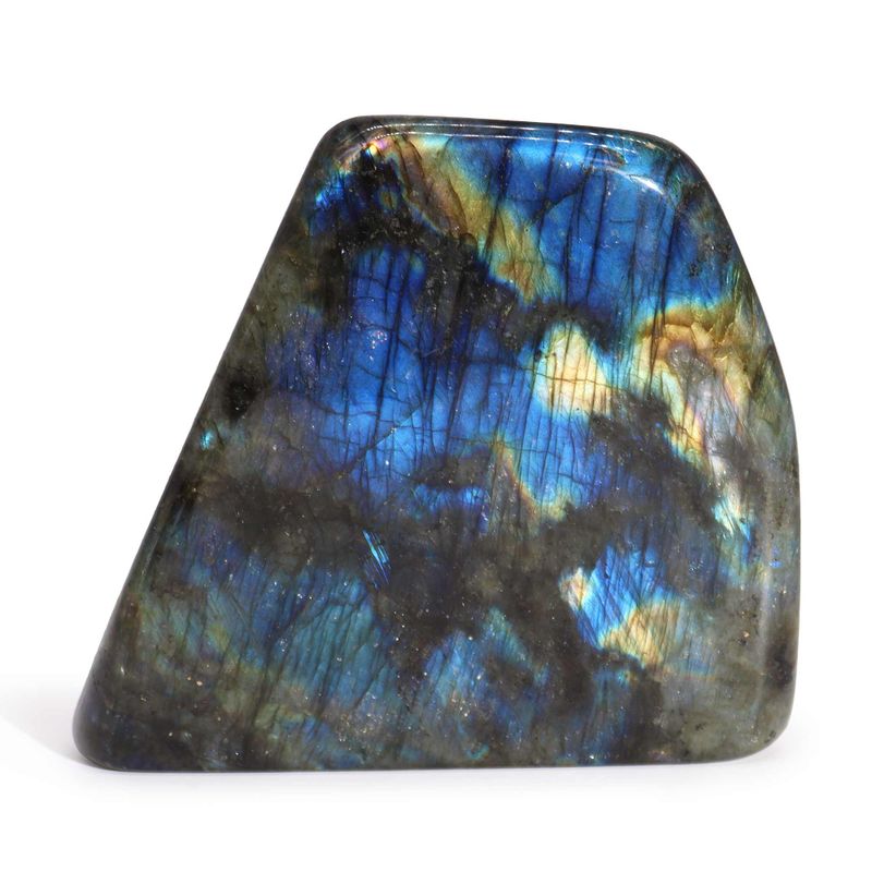 Madagascar Labradorite Statement Stone (approx 900-1100gms 140-170mm)