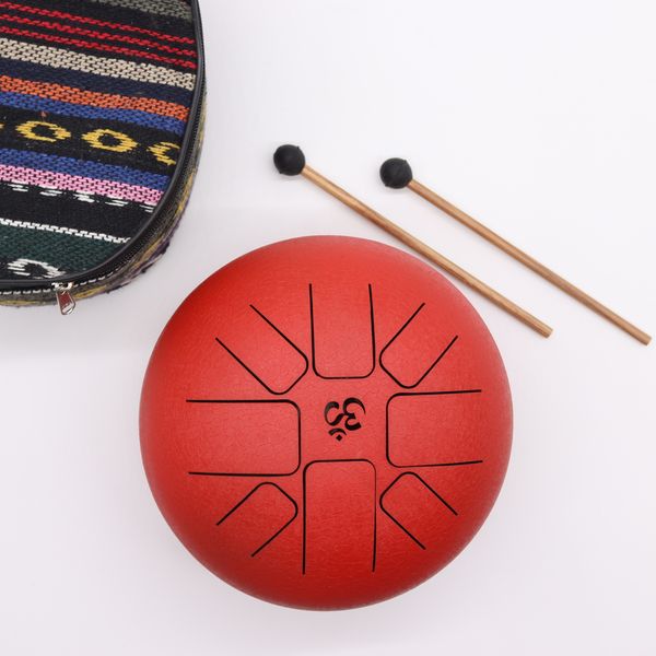 Happy Drum Om Red- 22x16cm