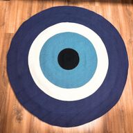 Cotton Rope Evil Eye Rug