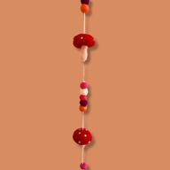 Felt Wall Hanging  - Redtop Mushrooms