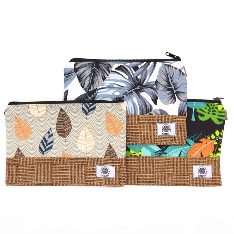 Large Luxury Tropical Pouches - (assorted designs) - 26x17cm
