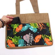 Tropical Market Shopping Bag - (assorted designs) - 40x30x9cm