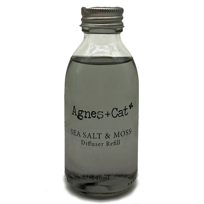 Agnes + Cat Reed Diffuser Refill - Seasalt and Moss 140ml