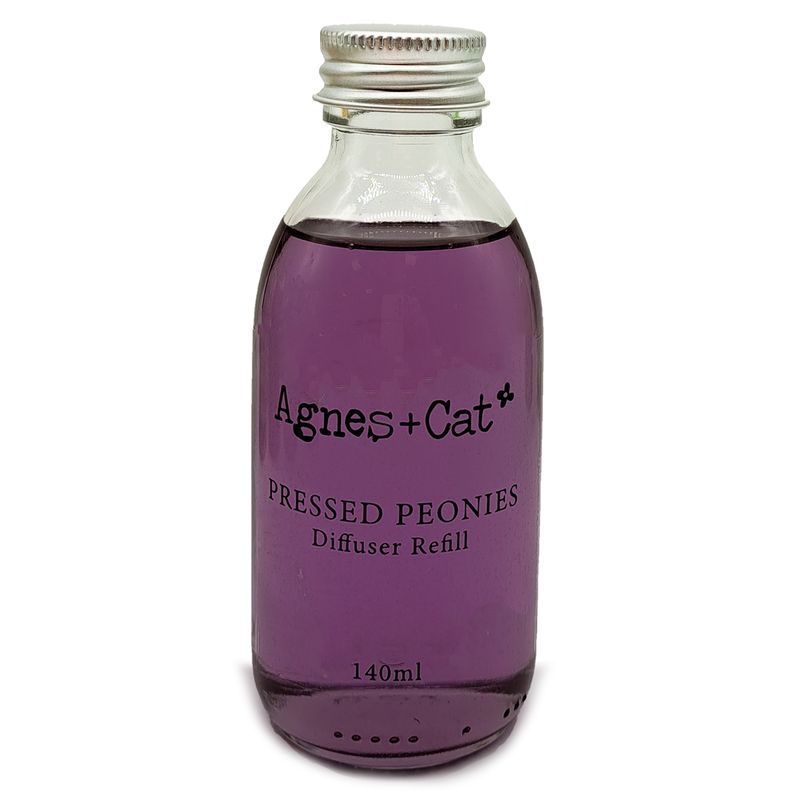 Agnes + Cat Reed Diffuser Refill - Pressed Peonies 140ml