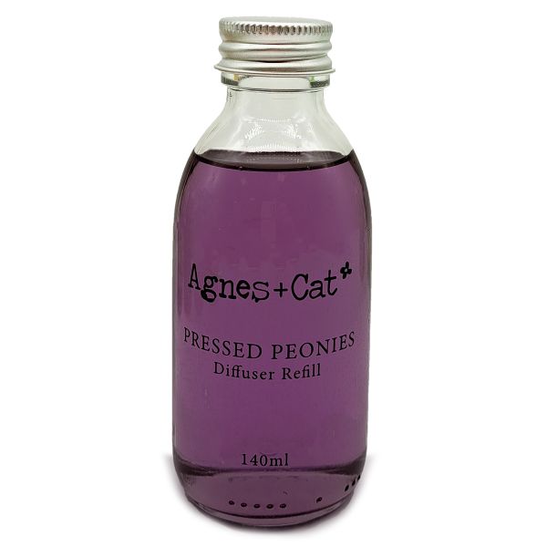 Agnes + Cat Reed Diffuser Refill - Pressed Peonies 150ml