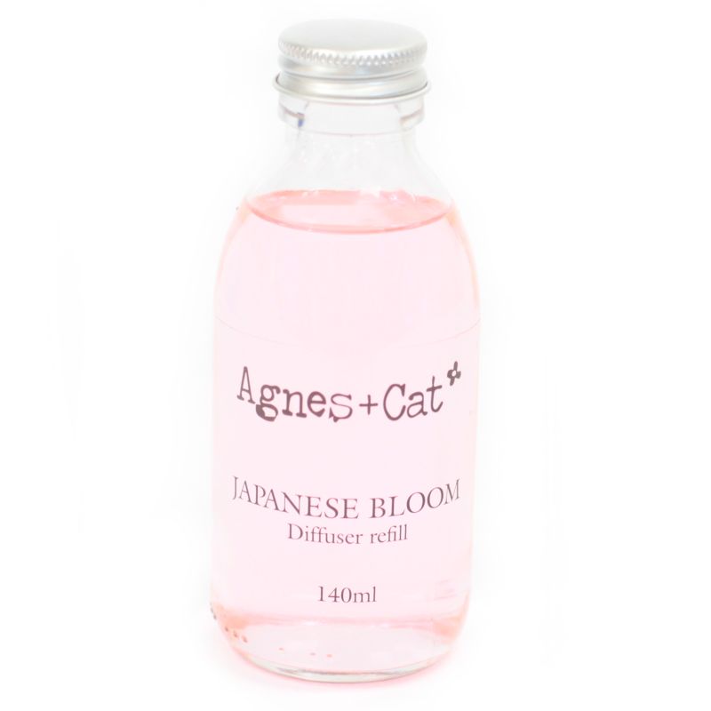Agnes + Cat Reed Diffuser Refill - Japanese Bloom 140ml
