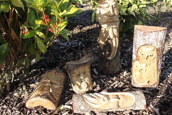 Tree Trunk Carvings