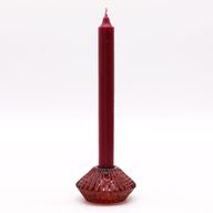 Flower Flip Dinner Candle / Tealight Holder - Vampire Red