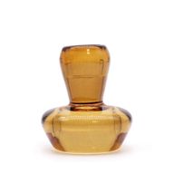 Mushroom Flip Dinner Candle / Tealight Holder - Antique Amber