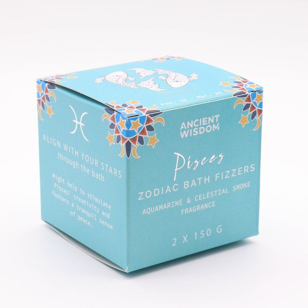 Zodiac Bath Fizzers with Horoscope