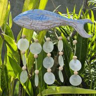 Bluewash Fish Carving and Natural Copis Drop