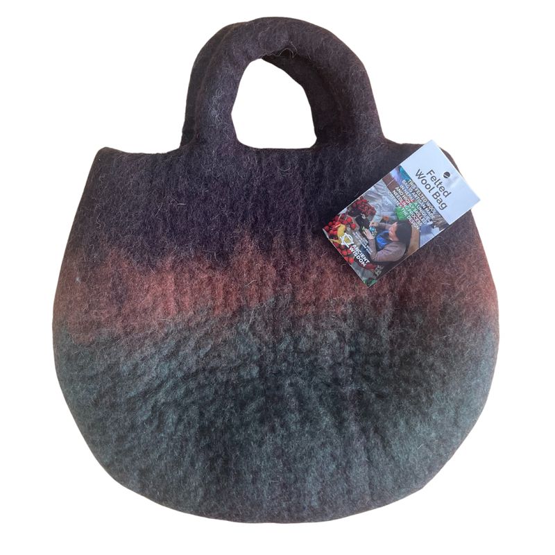 Fairy Garden Felted Bag