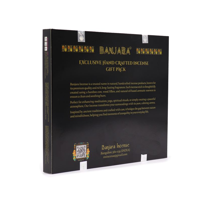 Banjara Buddha Incense – Boxed Gift Set (6 Assorted)