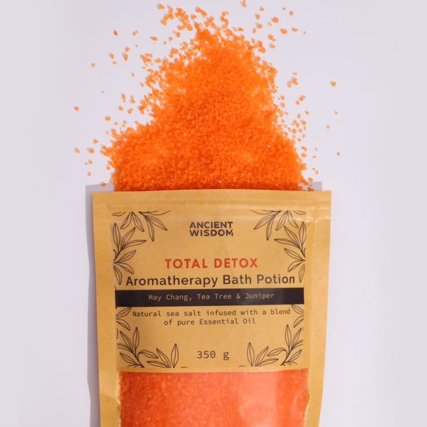 Aromatherapy Bath Potion in Kraft Bag 350g - Total Detox