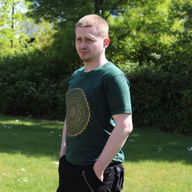 Nomad Sari Stonewashed Cotton T-Shirt – Mandala – Green – Small