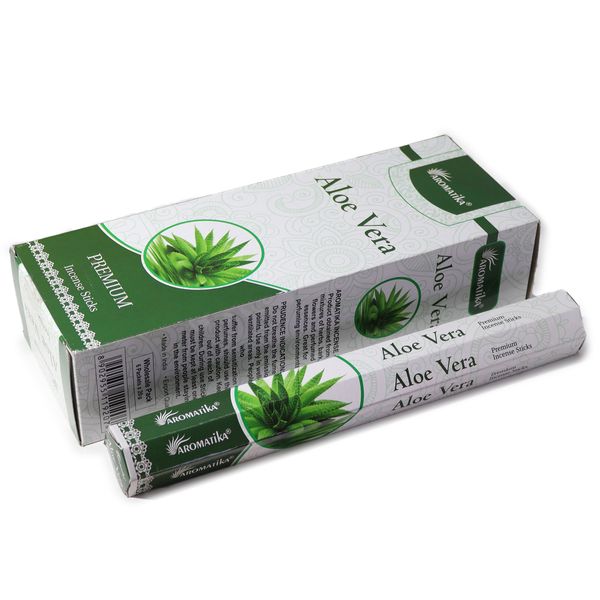 Aromatika Charcoal Free Hex Incense - Aloe Vera